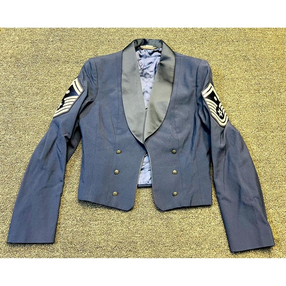 Jackets & Blazers - Vtg Patriot Styled by Weintraub Bros. Co Mess Dress Jacket Womens 14 Reg USAF